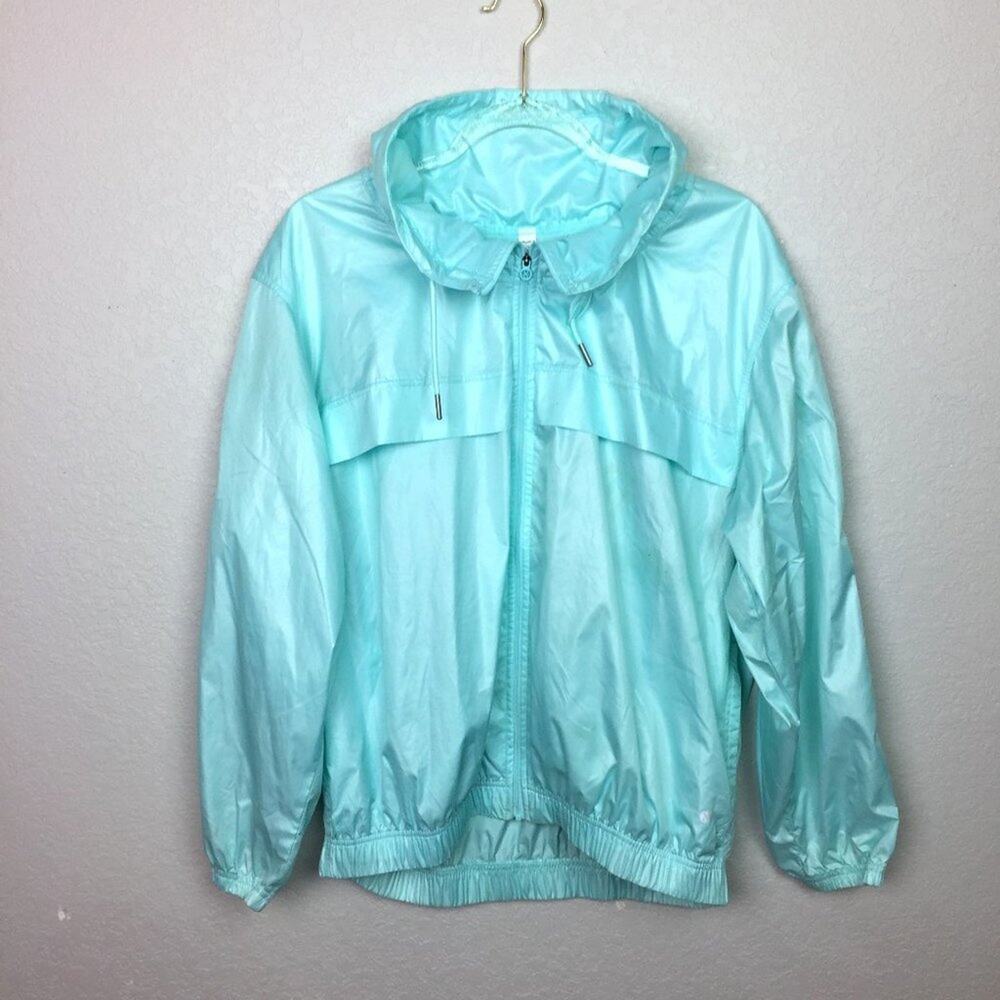 LAYERS Bright Blue Windbreaker Jacket Size M
